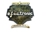 Sticker | electronic (Gold) | Berlin 2019