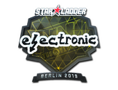 Наклейка | electronic (металлическая) | Берлин-2019