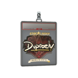 Sticker Slab | dupreeh (Gold) | Berlin 2019