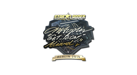 Sticker | GeT_RiGhT (Gold) | Berlin 2019