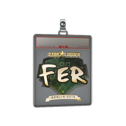 Sticker Slab | fer (Gold) | Berlin 2019