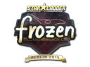 Sticker | frozen (Gold) | Berlin 2019