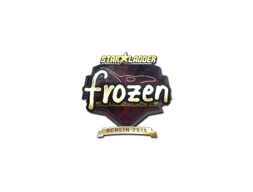 Sticker | frozen (Gold) | Berlin 2019