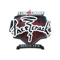 Sticker | facecrack (Foil) | Berlin 2019