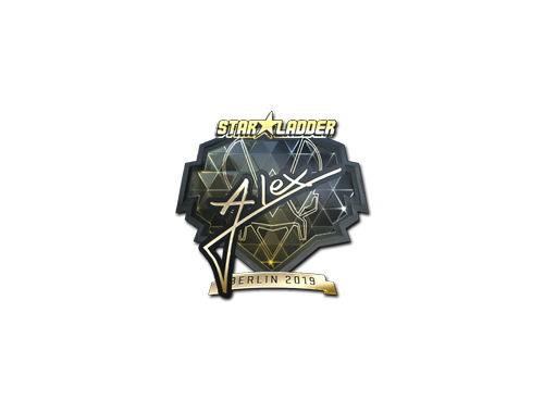 Pegatina | ALEX (dorada) | Berlín 2019