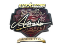 Sticker | Attacker (Gold) | Berlin 2019