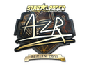Sticker | AZR (Gold) | Berlin 2019