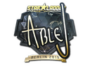 Sticker | ableJ (Gold) | Berlin 2019