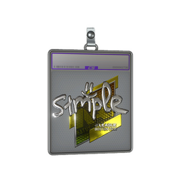 Sticker Slab | s1mple (Foil) | Boston 2018