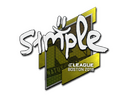 Sticker | s1mple | Boston 2018