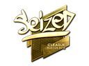 Sticker | seized (Gold) | Boston 2018