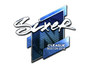 Sticker | SIXER (Foil) | Boston 2018