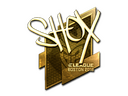Sticker | shox (Gold) | Boston 2018