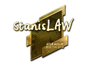 Sticker | stanislaw (Gold) | Boston 2018