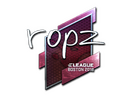 Sticker | ropz (Foil) | Boston 2018