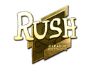 Sticker | RUSH (Gold) | Boston 2018