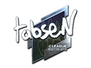 Sticker | tabseN (Foil) | Boston 2018