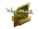 Sticker | wayLander (Gold) | Boston 2018