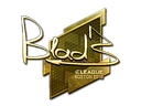 Sticker | B1ad3 (Gold) | Boston 2018