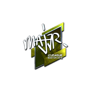 Sticker | MAJ3R (Foil) | Boston 2018