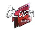 Sticker | olofmeister (Foil) | Boston 2018