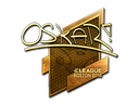 Sticker | oskar (Gold) | Boston 2018