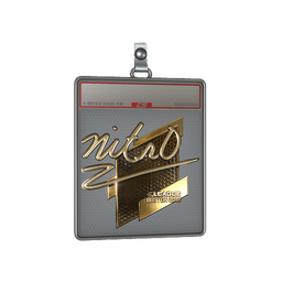 Sticker Slab | nitr0 (Gold) | Boston 2018