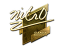 Sticker | nitr0 (Gold) | Boston 2018