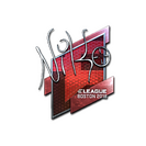 Sticker | NiKo (Foil) | Boston 2018