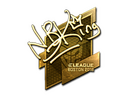 Sticker | NBK- (Gold) | Boston 2018