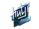 Sticker | hutji (Foil) | Boston 2018