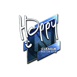 Sticker | Happy (Foil) | Boston 2018