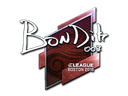 Sticker | bondik (Foil) | Boston 2018