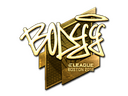 Sticker | bodyy (Gold) | Boston 2018