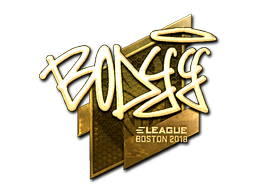 Sticker | bodyy (Gold) | Boston 2018
