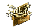 Sticker | balblna (Gold) | Boston 2018