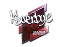 Sticker | Kjaerbye (Foil) | Boston 2018