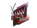Sticker | kNgV- (Foil) | Boston 2018