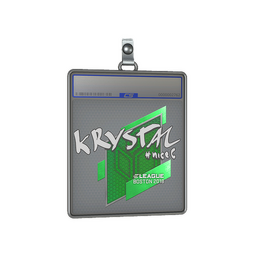 Sticker Slab | kRYSTAL | Boston 2018