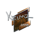 Sticker | KRIMZ (Foil) | Boston 2018
