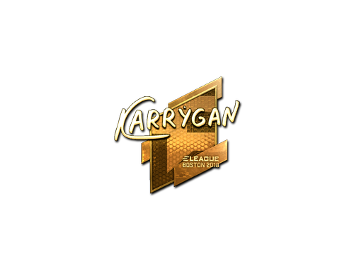Sticker | karrigan (Gold) | Boston 2018