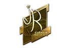 Sticker | jR (Gold) | Boston 2018