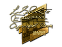 Sticker | Edward (Gold) | Boston 2018