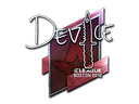 Sticker | device (Foil) | Boston 2018