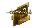 Sticker | devoduvek (Gold) | Boston 2018