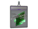 Sticker Slab | denis (Foil) | Boston 2018