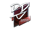 Sticker | DD (Foil) | Boston 2018
