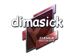 Sticker | dimasick (Foil) | Boston 2018