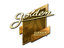 Sticker | Golden (Gold) | Boston 2018