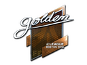 Sticker | Golden (Foil) | Boston 2018